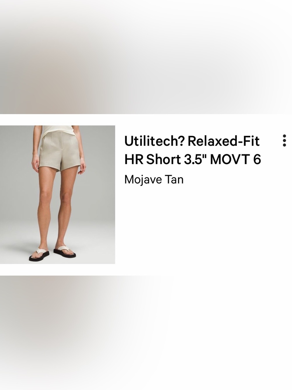 lululemon athletica Mojave Tan Men’s Relaxed HR Shorts